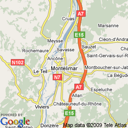 plan France Montélimar