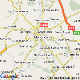 plan France Montluçon
