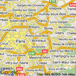 plan France Montreuil