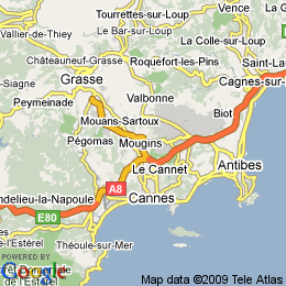 plan France Mougins