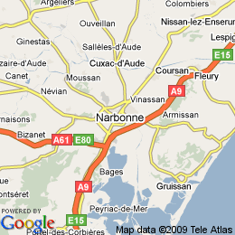 plan France Narbonne