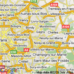 plan France Neuilly-plaisance