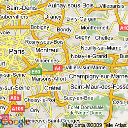 plan France Nogent-sur-marne