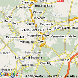 plan France Nogent-sur-oise
