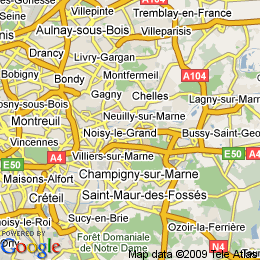 plan France Noisy-le-grand