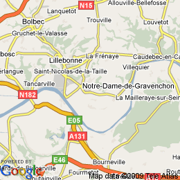 plan France Notre-dame-de-gravenchon