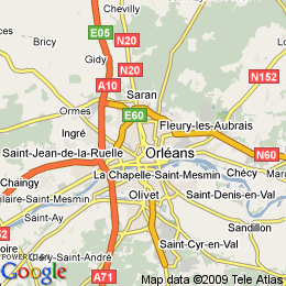 plan France Orléans