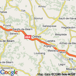 plan France Orthez