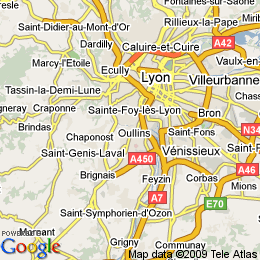 plan France Oullins