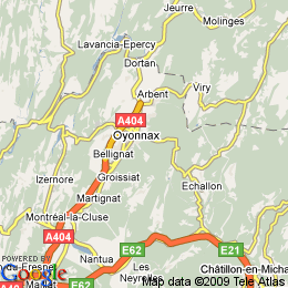plan France Oyonnax