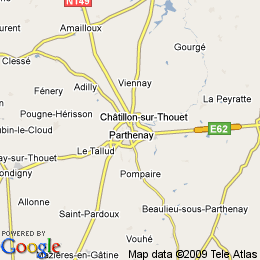 plan France Parthenay