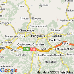 plan France Périgueux