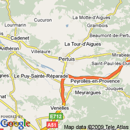 plan France Pertuis