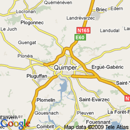 plan France Quimper