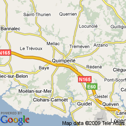 plan France Quimperlé