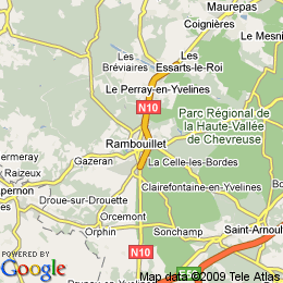 plan France Rambouillet