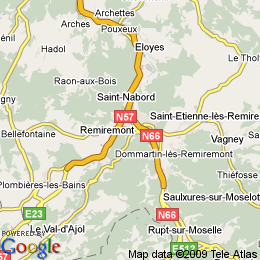 plan France Remiremont