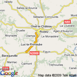 plan France Rodez