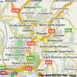 plan France Rouen