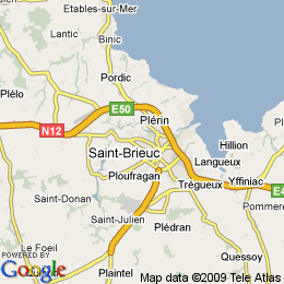 plan France Saint-brieuc