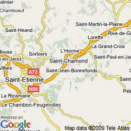 plan France Saint-chamond