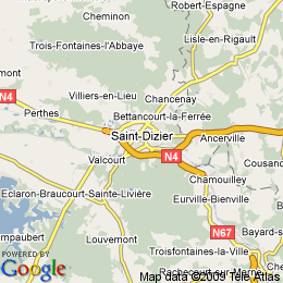 plan France Saint-dizier