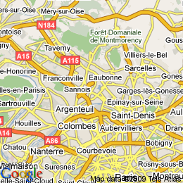 plan France Saint-gratien