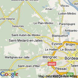 plan France Saint médard en jalles