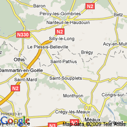 plan France Saint-pathus