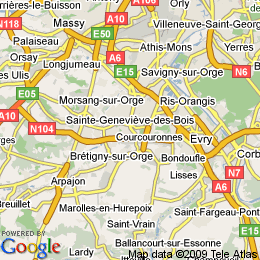 plan France Sainte-geneviève-des-bois