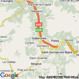 plan France Sallanches