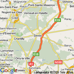 plan France Senlis