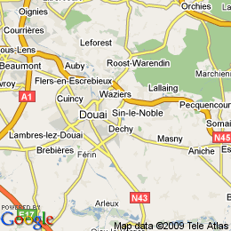 plan France Sin-le-noble