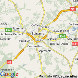 plan France Soissons