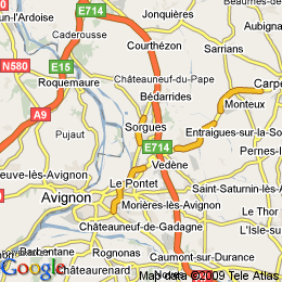 plan France Sorgues