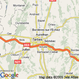 plan France TARBES