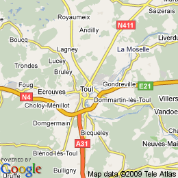 plan France Toul
