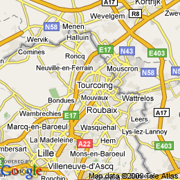 plan France Tourcoing