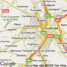 plan France Tournefeuille