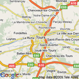 plan France Tours