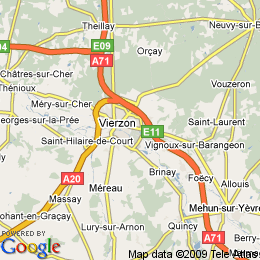 plan France Vierzon