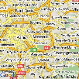 plan France Vincennes
