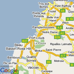 plan Mauritius Port Louis