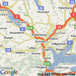 plan Switzerland Luzern
