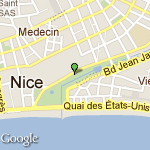localisation gps Chars du carnaval de Nice 2009