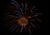 Photo explosion feux d'artifice