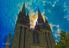 Photo La Cathédrale de Quimper auréolée d'une lumière matinale