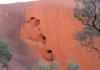 Photo la terre rouge, caractéristique de l'Australie