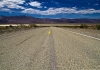 Photo Une route dans le désert de death valley