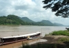 Photo bateaux sur le mekong